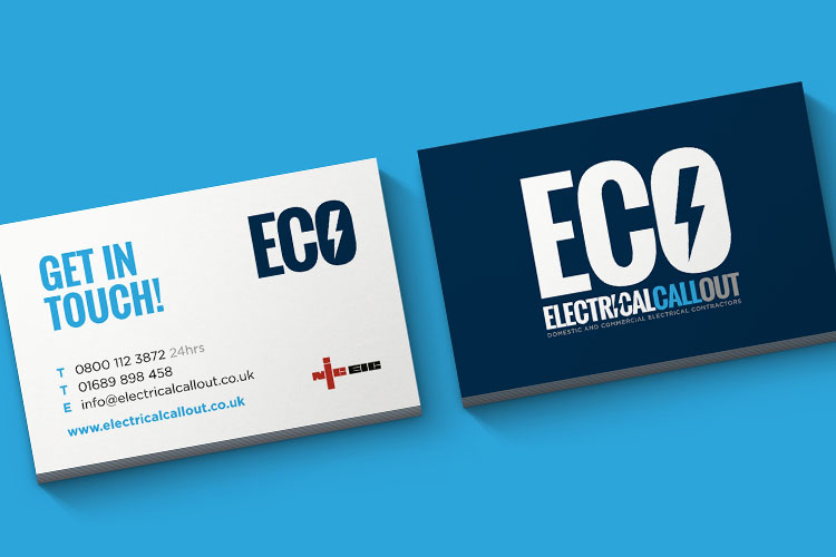 Construction Industry Business Card Design