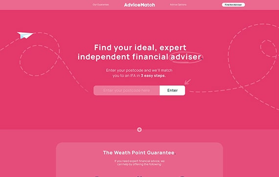 Advice Match - Website Design Essex Portfolio