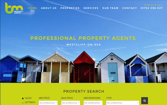 BM Property - Website Design Essex Portfolio
