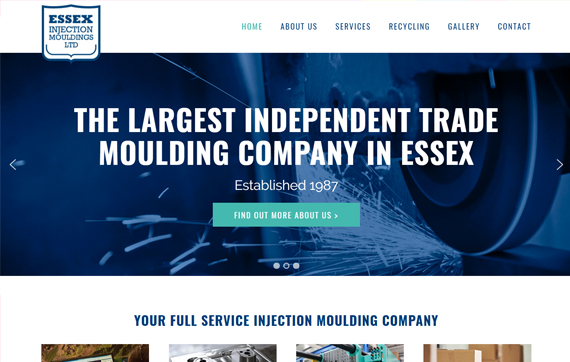Essex Injection Mouldings - Website Design Essex Portfolio