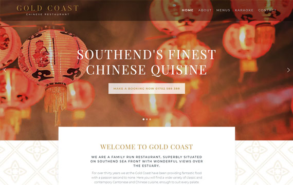 Gold Coast - Website Design Essex Portfolio