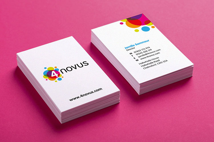 4Novus - Business Card Design