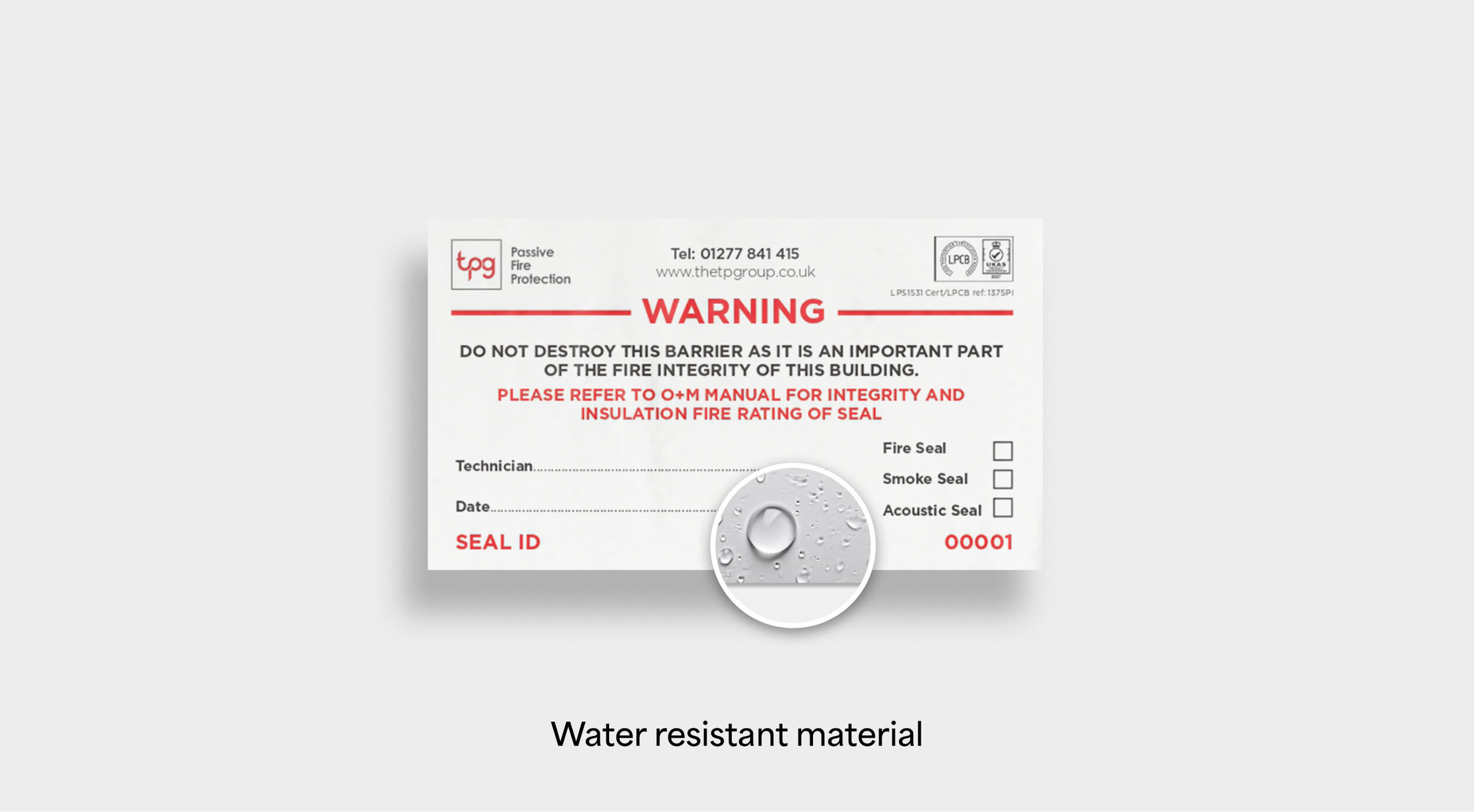 Regulation Sticker Fire Door Stickers | Compliant Regulation & Inspection Stickers