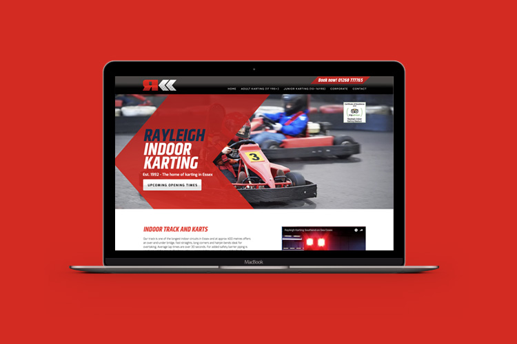 Karting Website Design