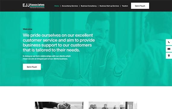 EJ Associates - Website Design Essex Portfolio