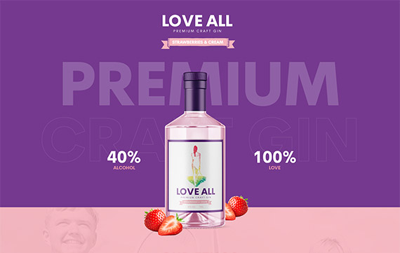 Love All Gin - Website Design Essex Portfolio